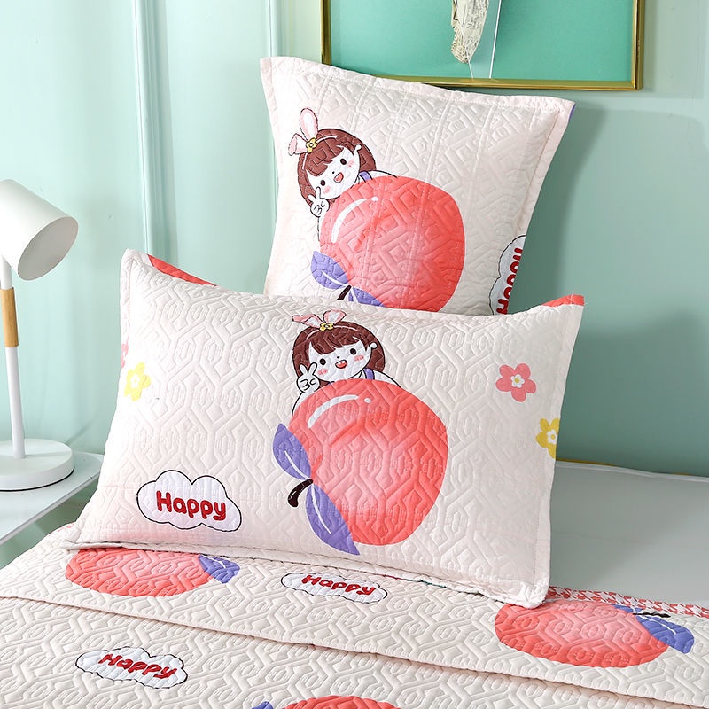 Cặp Vỏ Gối Bằng Cotton Dày Dặn Kích Thước 48 * 74cm Có Thể Tháo Rời Và Giặt Rửa