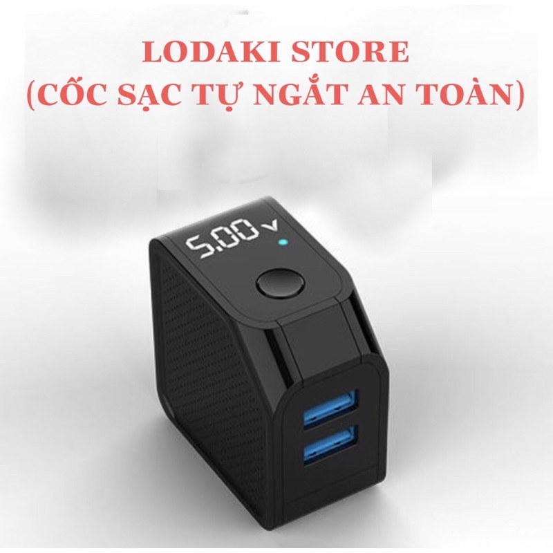 Đầu sạc pin đầy tự ngắt tự động đầu USB