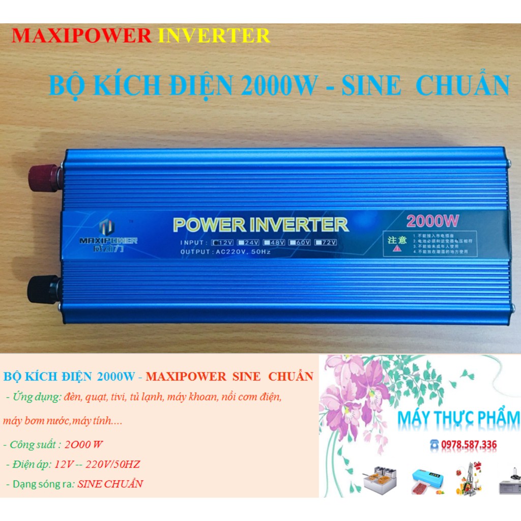 Bộ Kích Điện 12V và 24V Lên 220V