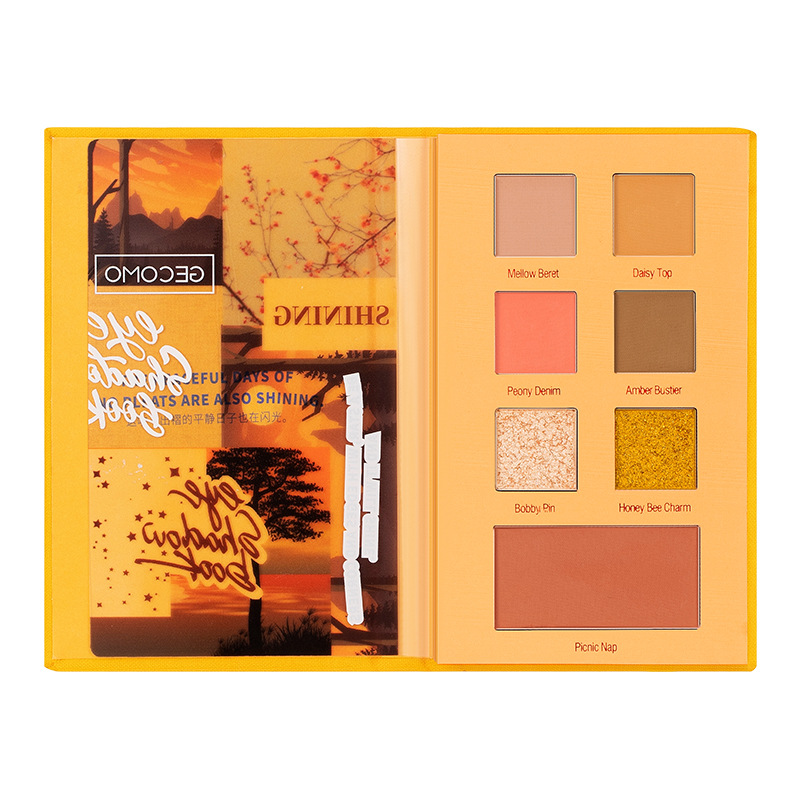 Gemeng Lace Girl Eyeshadow Palette Eyeshadow Book Blush Eyeshadow Butter Honey Leather Matte Pearlescent Student | BigBuy360 - bigbuy360.vn