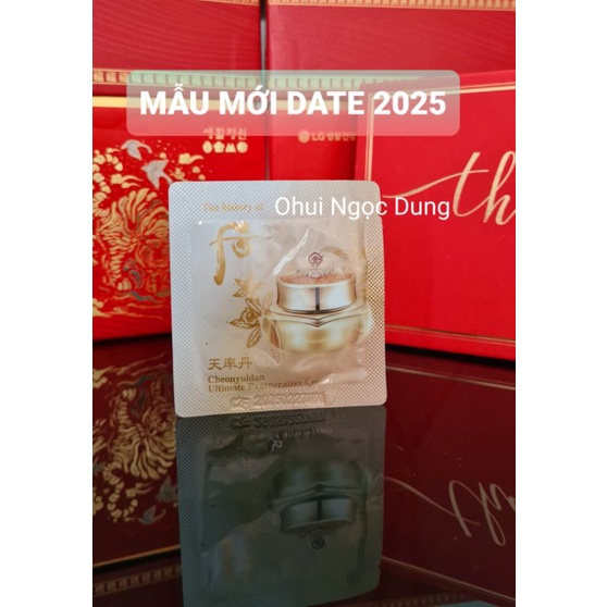 Gói dùng thử Kem dưỡng Whoo tái sinh chống lão hóa Cheonyuldan Ultimate Regenerating Cream