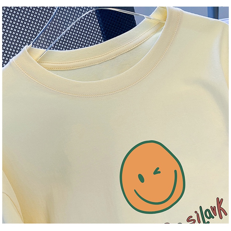 NRVP Áo thun nữ dài tay dáng rộng phong cách Hàn Quốc