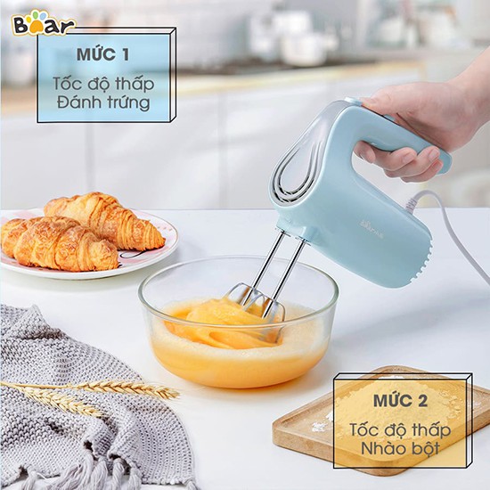 Máy đánh trứng cầm tay Bear DDQ-B02P5, bảo hành 12 tháng