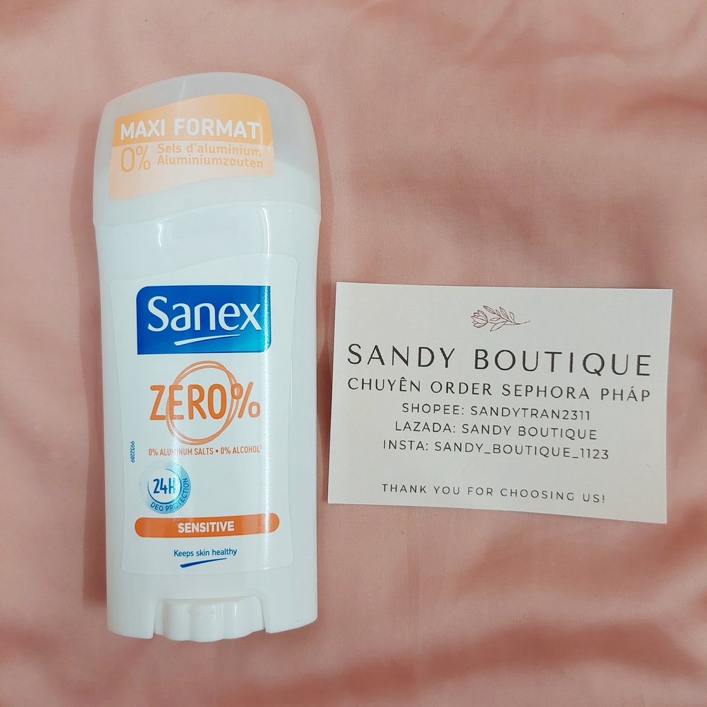Lăn khử mùi Sanex hàng Pháp ngăn mùi 24 giờ [Bill Pháp] | BigBuy360 - bigbuy360.vn