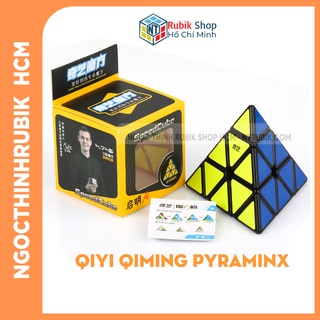 Rubik Pyraminx Qiyi/ Qiyi A QIMING Pyraminx Black (Viền Đen)