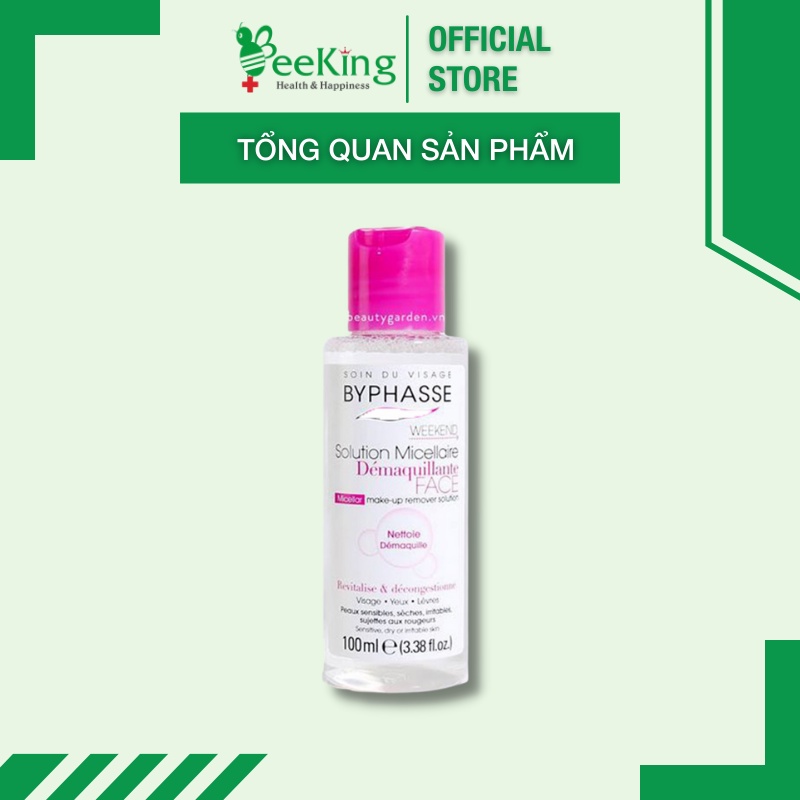 Nước Tẩy Trang Byphasse An Toàn Cho Mọi Loại Da 100ml | BigBuy360 - bigbuy360.vn