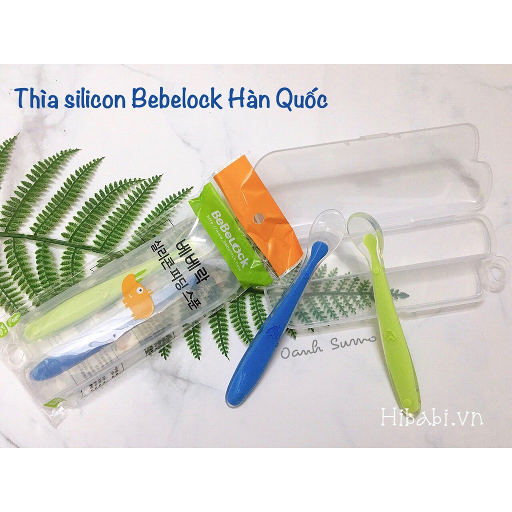 Thìa silicon Bebelock Hàn Quốc