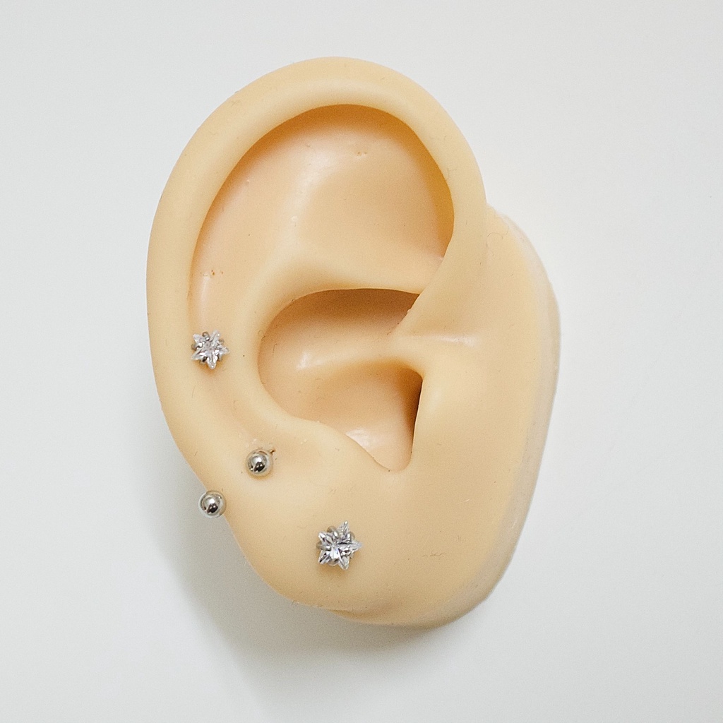 [COMBO] Tiết Kiệm 10-15K Set Khuyên Tai Bông Tai Titanium Unisex Không Đen Không Ngứa Không Gỉ Sét Không Dị Ứng Titan