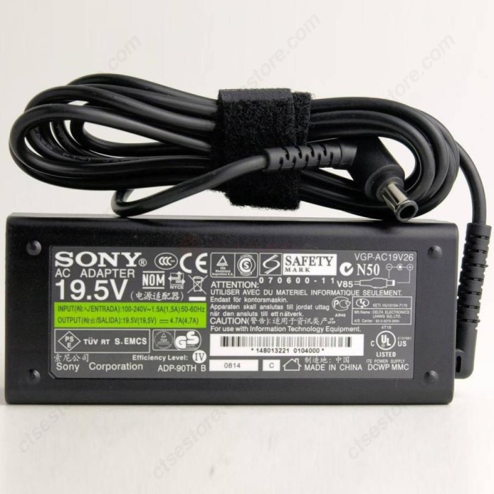 Đầu Chuyển Đổi Từ 19.5v Sang 4.7a Dành Cho Laptop Sony
