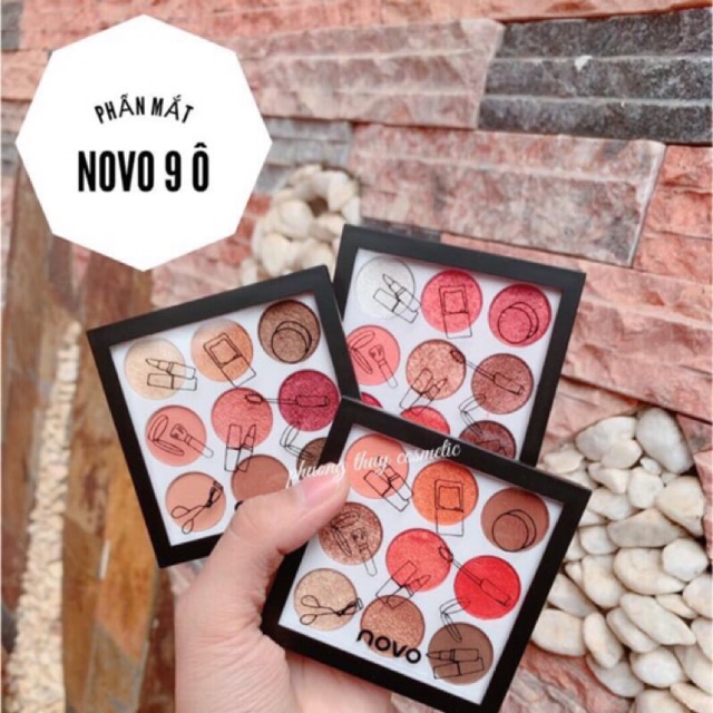 (HÀNG AUTH ) Bảng phấn mắt Novo 9 ô