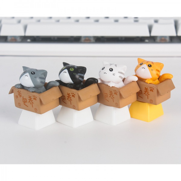 Keycap lẻ Mèo Con Trong Hộp siêu dễ thương Lionvn