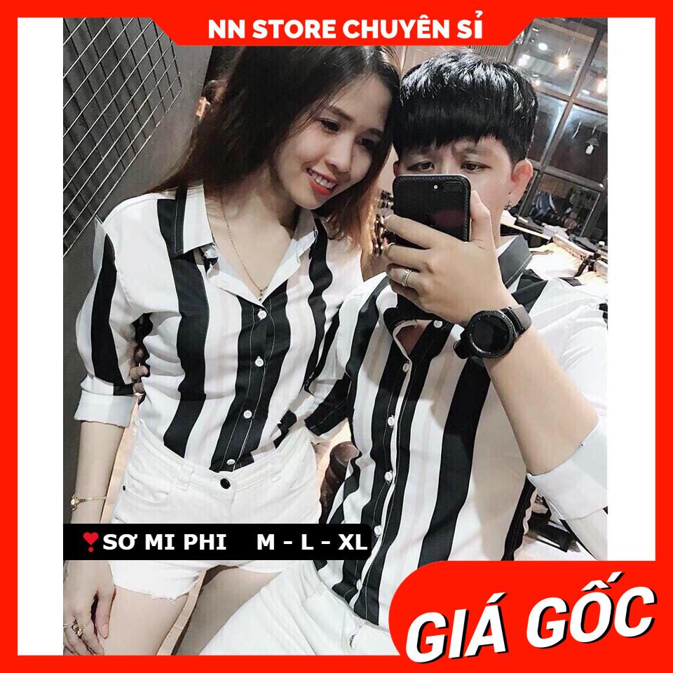 ÁO SƠ MI CÔNG SỞ - ÁO SƠ MI CẶP NAM NỮ SMPT ⚡FREESHIP⚡100% ẢNH THẬT⚡ NN CHUYÊN SỈ - NN STORE