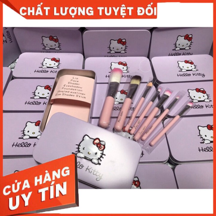 BỘ CỌ TRANG ĐIỂM  KITTY 7 MÓN