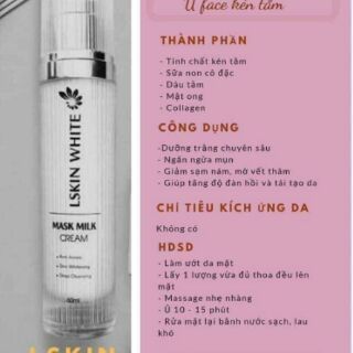 Ủ trắng mặt kén tằm LSskin white
