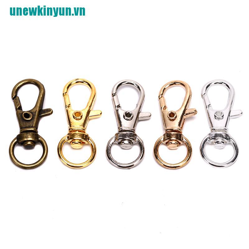 Y●Set 10 Móc Khóa Dạng Kẹp Tiện Lợi