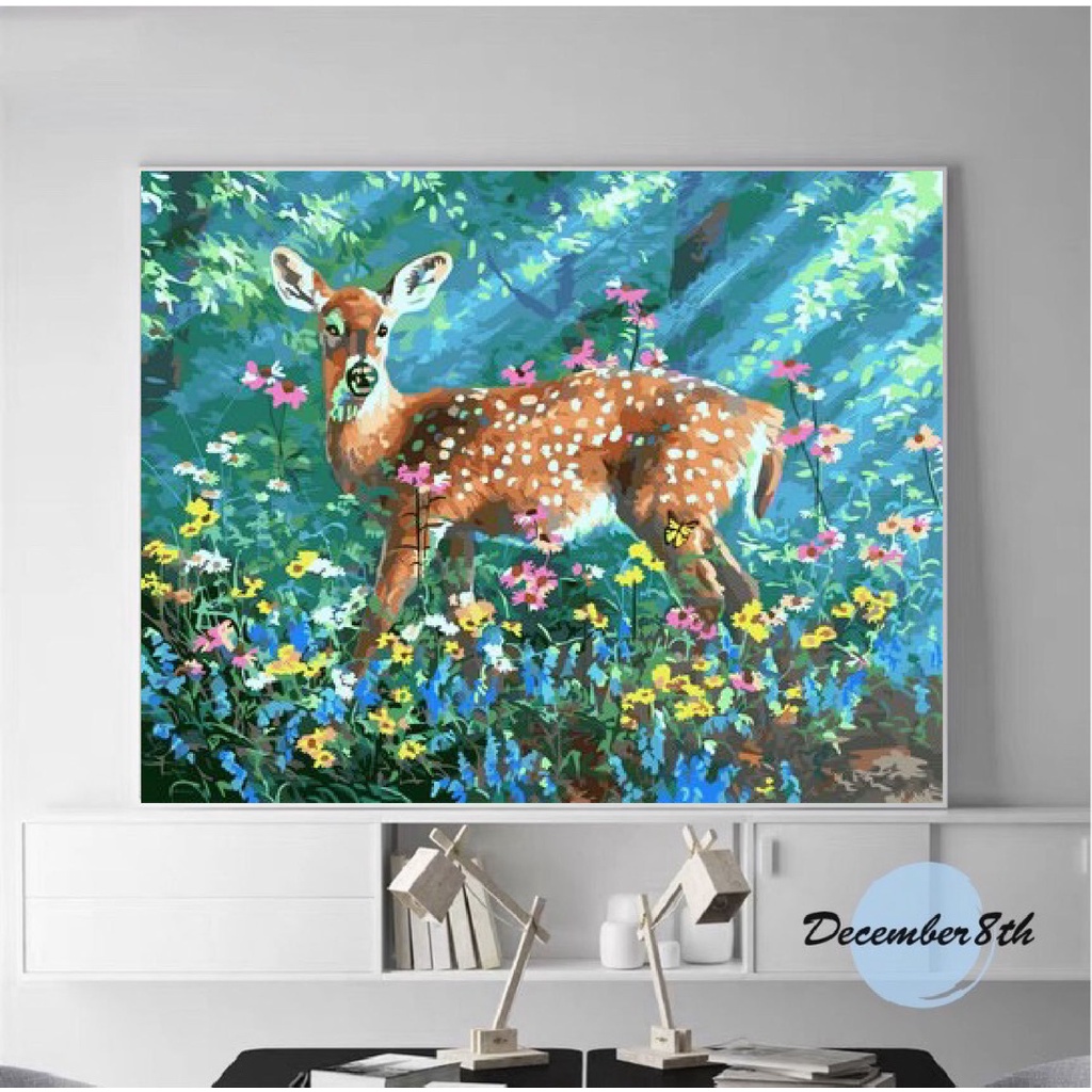 Tranh tô màu theo số Tranh sơn dầu số hóa December8th HR