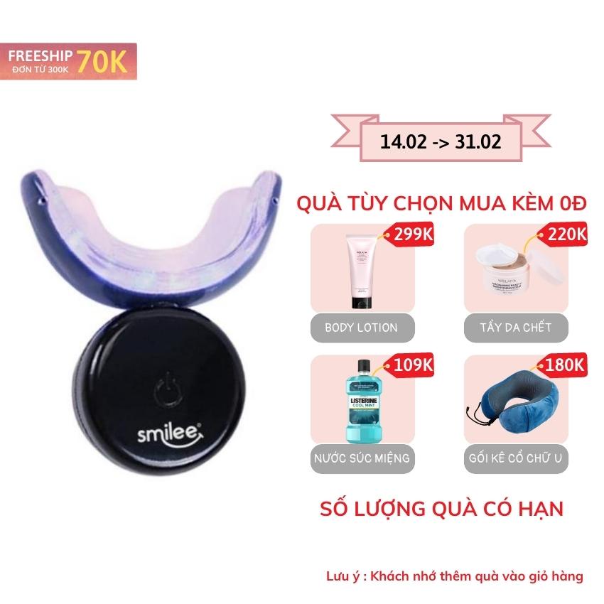 Bộ Kit Làm Trắng Răng Smilee Extra TR102 Máy Tẩy Trắng Răng Nhập Khẩu USA ISO 22716 - 2007 Bật Tông Sau 7 Ngày