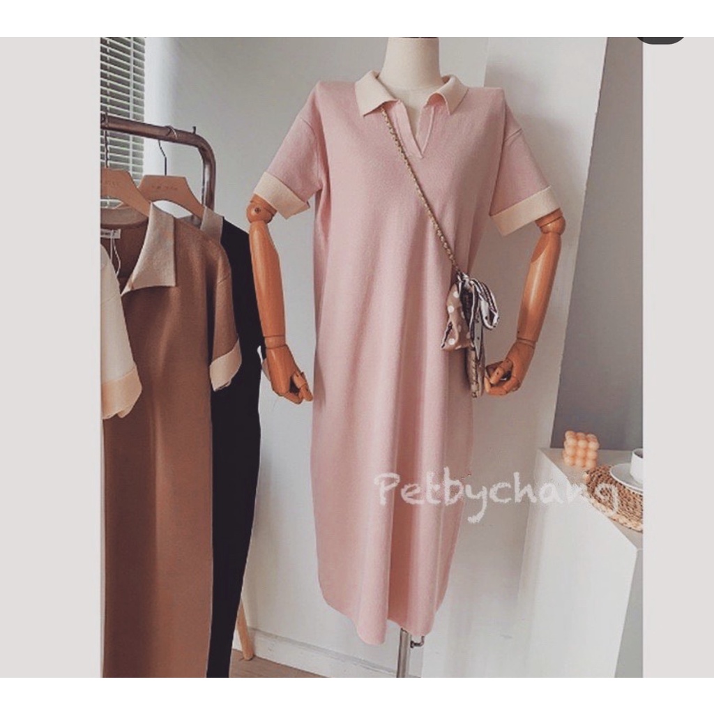 Váy len Mongtoghi siêu đẹp chuẩn loại 1 Đầm len mongtoghi nhiều màu