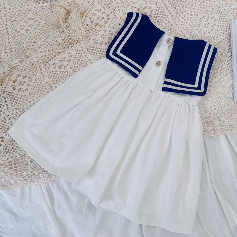 Váy Thuỷ Thủ Cho Bé. Chất cotton mềm đẹp❤️Hàng Quảng Châu Cao Cấp❤️V001