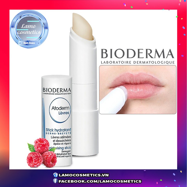 Son Dưỡng Môi Bioderma Atoderm Levres Stick Hydratant 4g Chính Hãng 100%