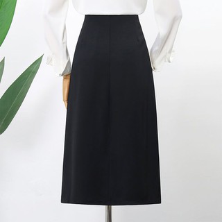 chân váy công sở cạp cao