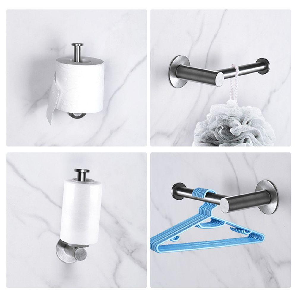 WATTLE Giá Đỡ Cuộn Giấy Vệ Sinh Tự Dính Bằng Thép Không Gỉ Tiện Lợi Dành Cho Phòng Tắm