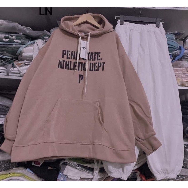 Áo hoodie nỉ cotton PEN LN12