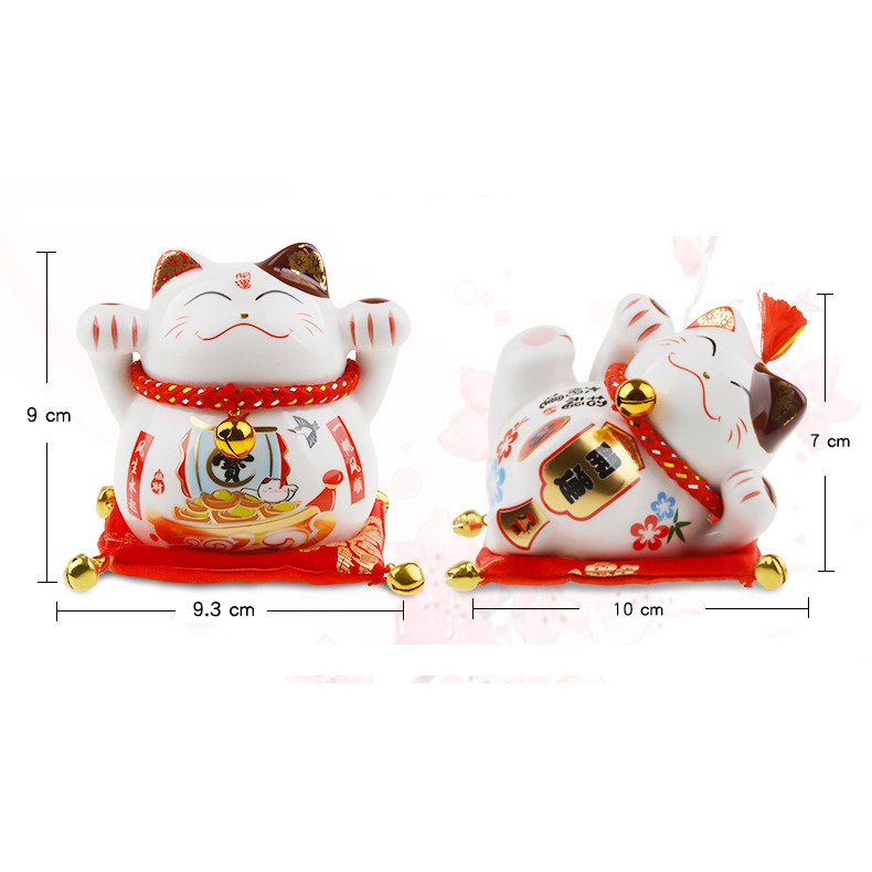 Mèo Thần Tài trang trí phong thuỷ