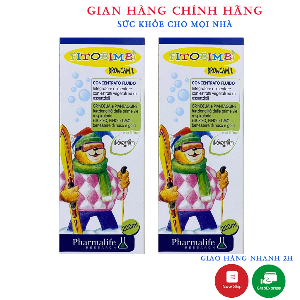 Combo Ho Broncamil,Tăng Đề Kháng,Nôn Chớ,Sổ Mũi Cho Bé