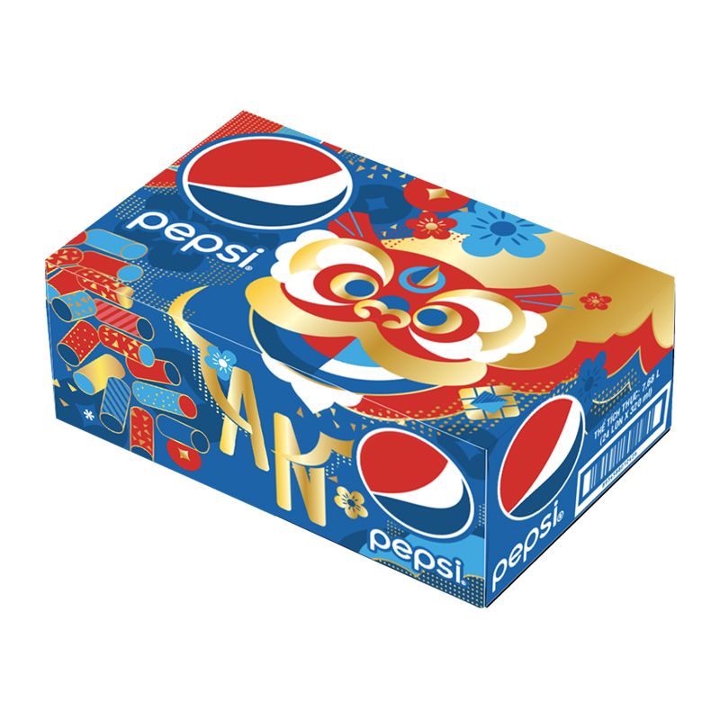 [Q.3] QUẬN 3 [HỎA TỐC] [TẾT 2022] THÙNG 24 LON NƯỚC GIẢI KHÁT CÓ GAS PEPSI PEPSI COLA 320ML/LON MỚI NHẤT MẪU XUÂN AN