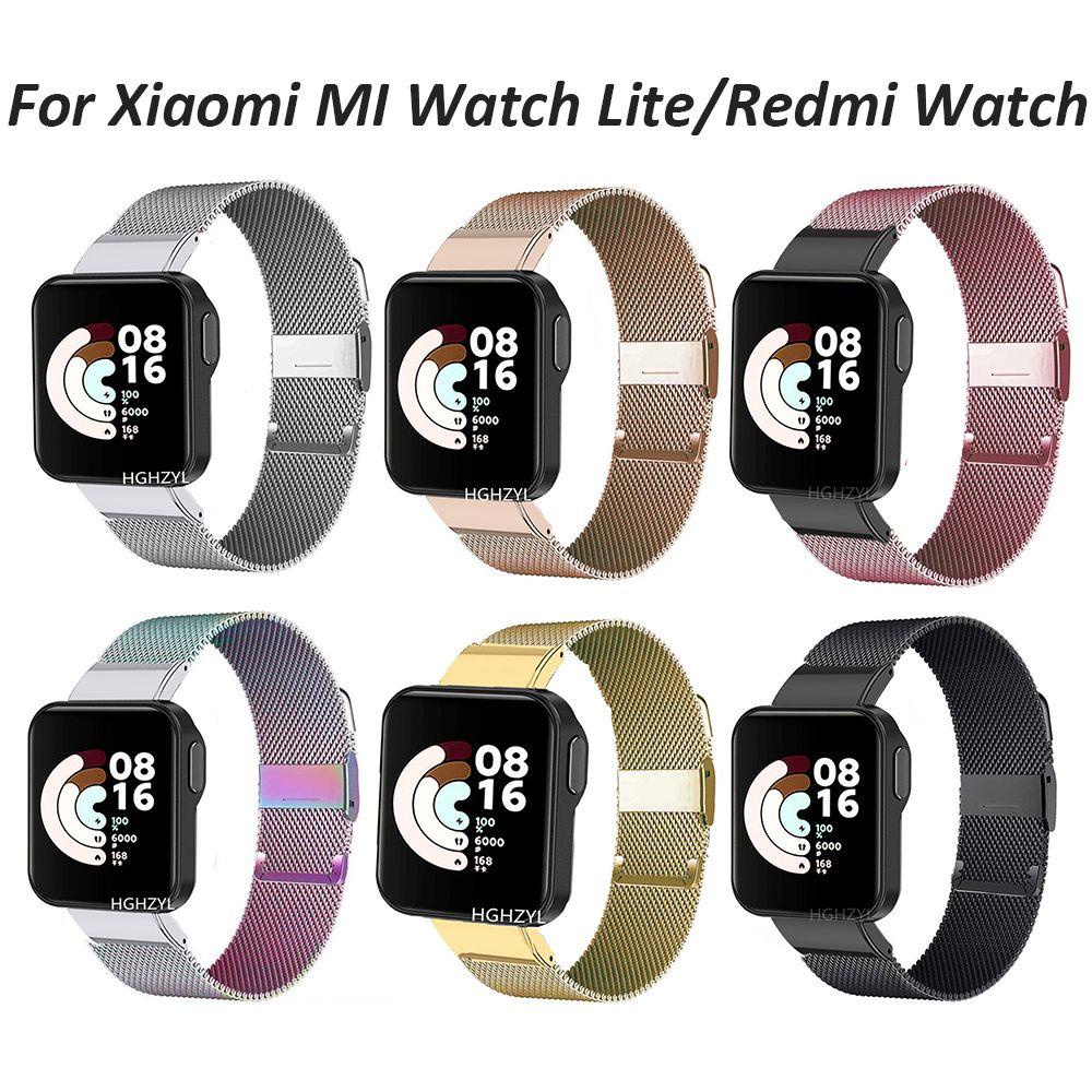 BTLIMER Dây Đeo Kim Loại Thay Thế Cho Đồng Hồ Thông Minh Xiaomi Mi Watch Lite Redmi