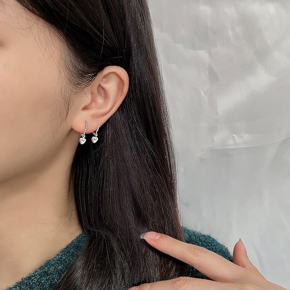Khuyên Tai Dạng Vòng Tròn Đính Hạt Phong Cách Vintage Thanh Lịch Cho Nữ