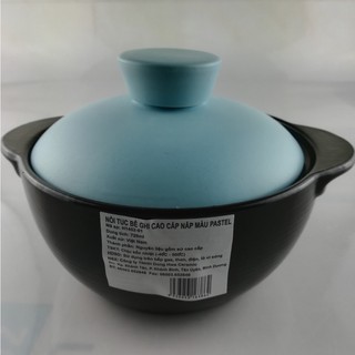 Nồi đất Tucbeghi nắp màu Pastel 720ml-(H1402-01)