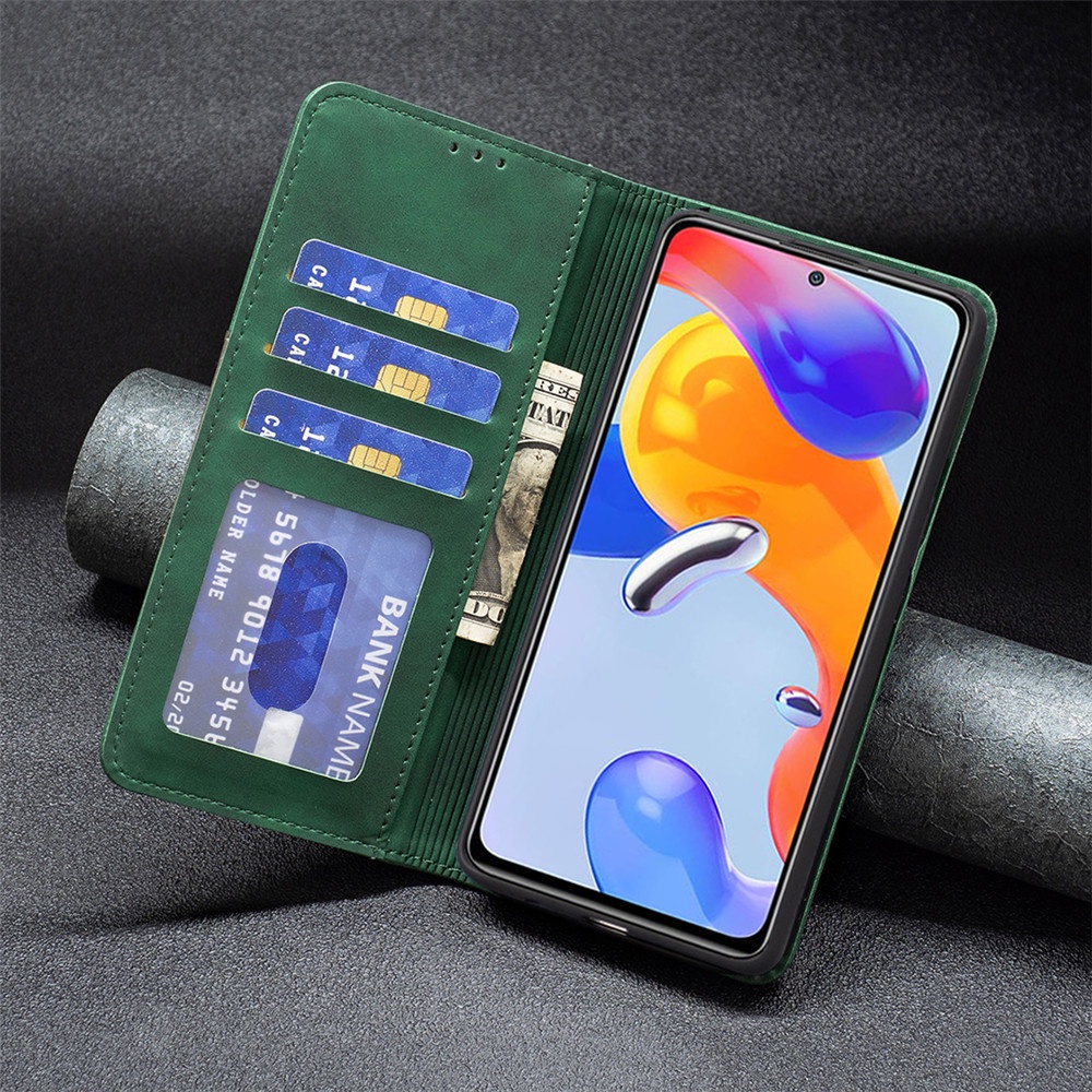 Bao Da Điện Thoại Nắp Lật Kèm Ngăn Đựng Thẻ Cho Redmi Note 10 9 Pro Max 9S 10S 10T