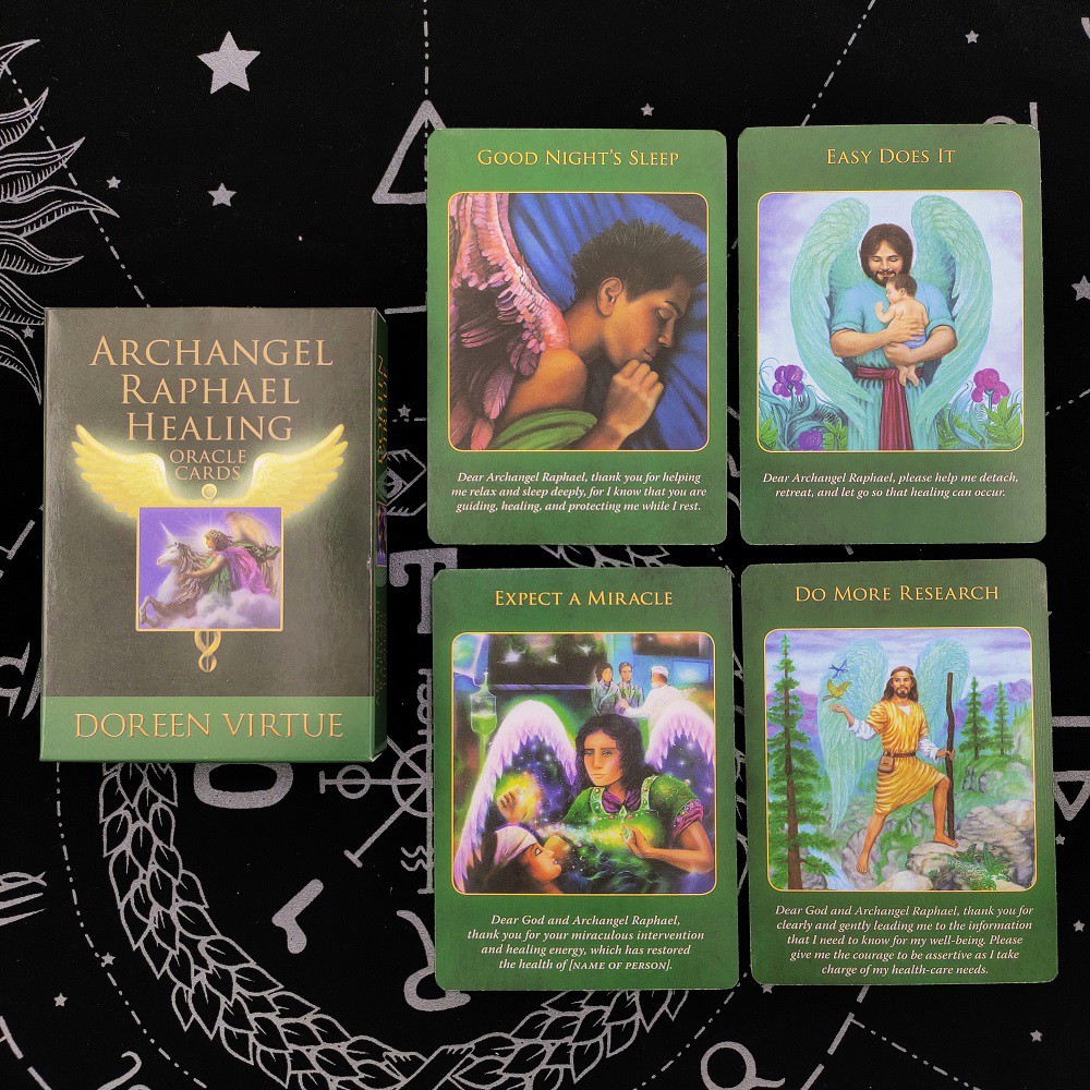 Bộ Archangel Raphael Healing Oracle L12 Cards
