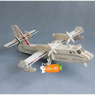 Mô hình lắp ráp gỗ 3D Máy bay dân dụng