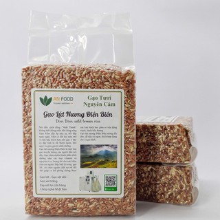 3 kg Gạo Lứt nương Điện Biên (Gạo đỏ Điện Biên dẻo) thương hiệu ANFOOD