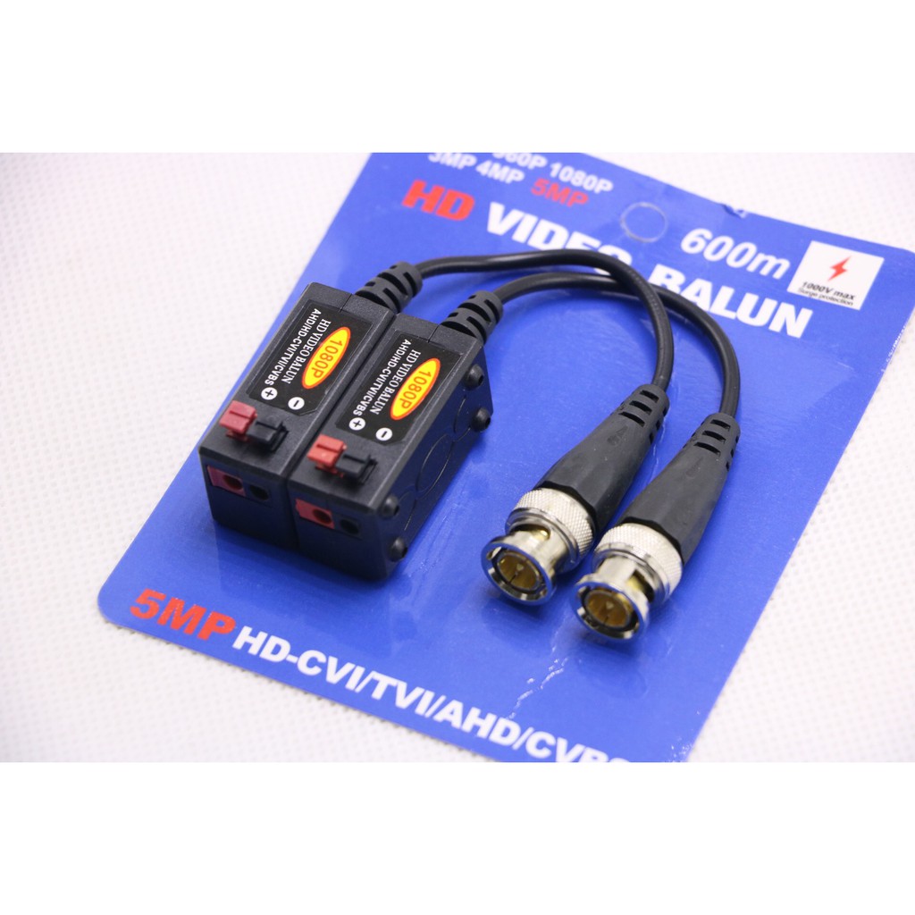 Balun bấm 5MP đỏ đen( loại tốt ) chuyên dùng cho camera giá rẻ | BigBuy360 - bigbuy360.vn