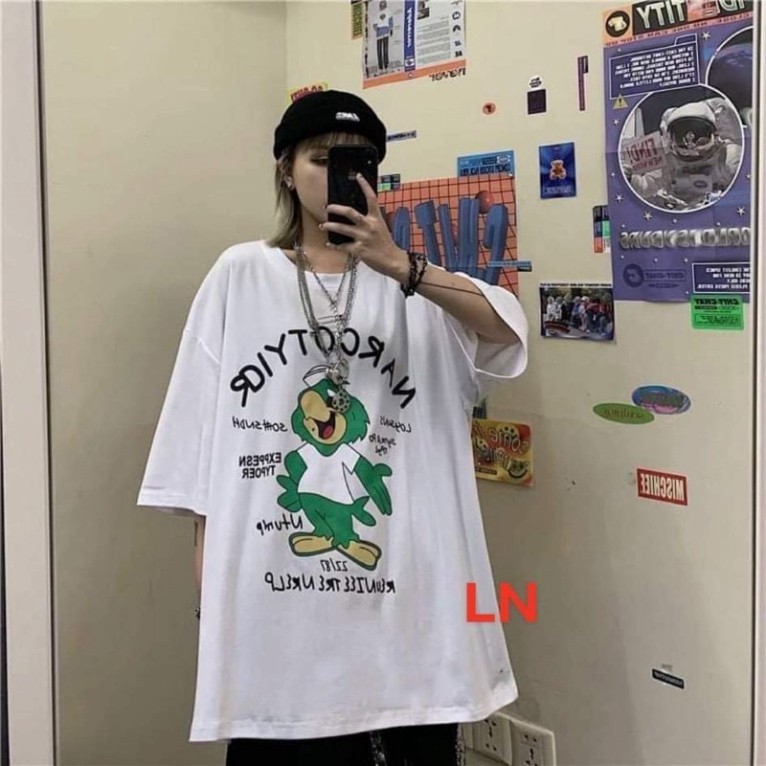 Áo 3D mèo và chim LN0621