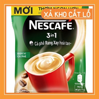 Cà phê hòa tan 3in1 nescafe bịch 46/48 gói