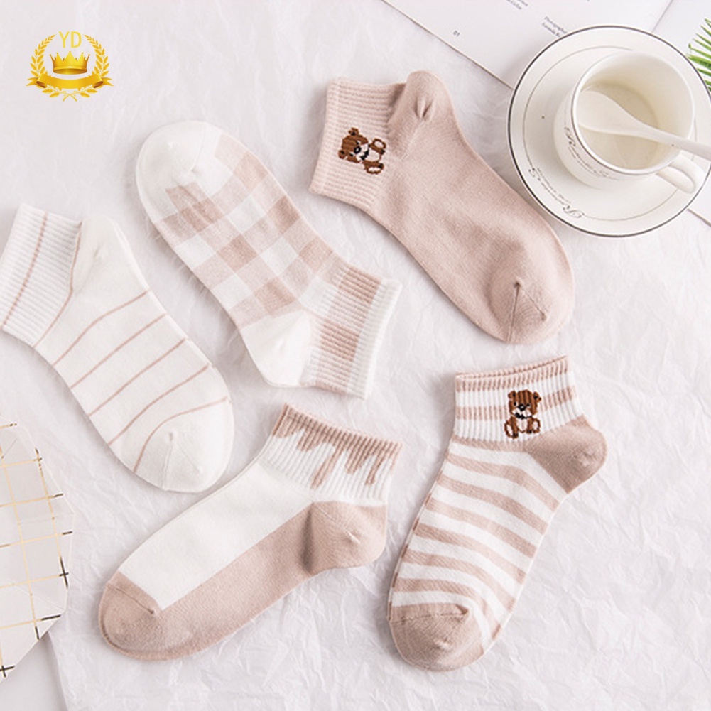 Vớ cotton cổ thuyền mỏng thoáng khí thời trang xuân hè cho nữ