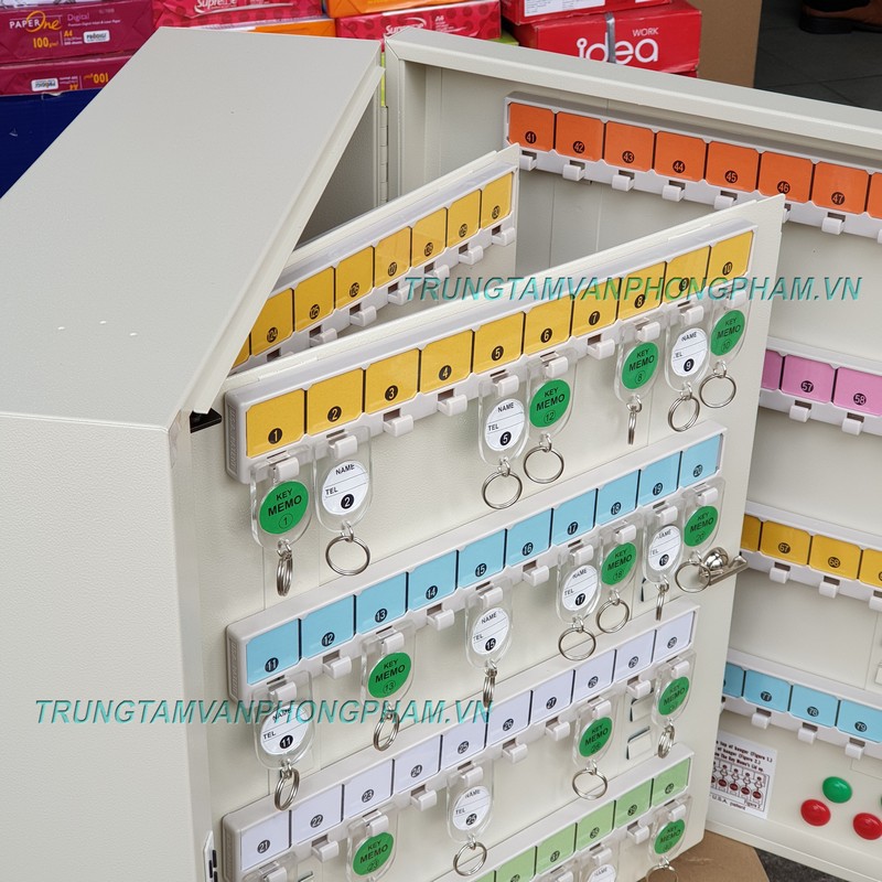 Tủ móc chìa khóa K240 chứa 240 móc chìa khóa