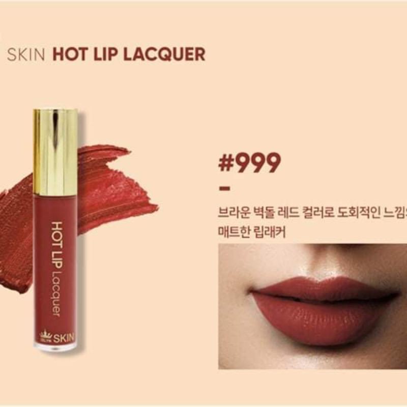 Son kem lì Hot lip lacquer zelyn skin