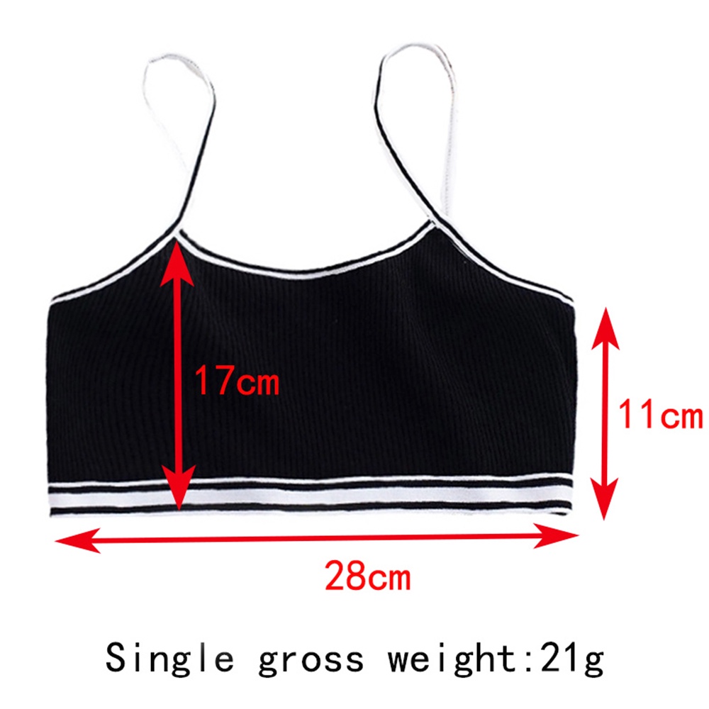 ZiMO   Cute Girls Bra Kids Narrow Shoulder No Steel Ring Lingerie Teenage Bra
