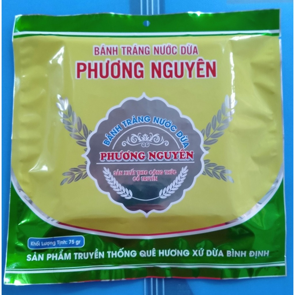 Thùng 50 bì bánh tráng nước dừa Phương Nguyên nướng sẵn 70g