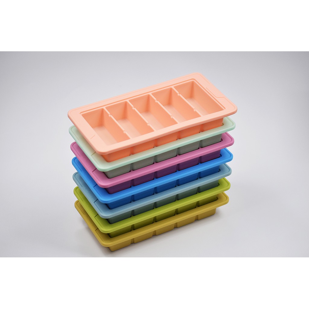 [HOT HOT] Khay làm đá 5 ngăn cỡ lớn Q SILI-KIT bằng silicon, kích thước 24.5x12.5cm, dễ dàng làm và lấy đá ra khỏi khay | BigBuy360 - bigbuy360.vn