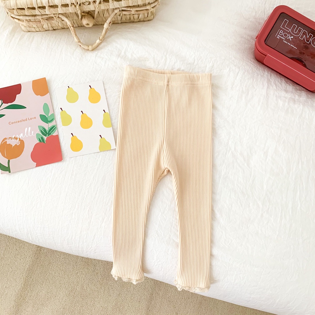 Quần dài ren công chúa cho bé gái sơ sinh