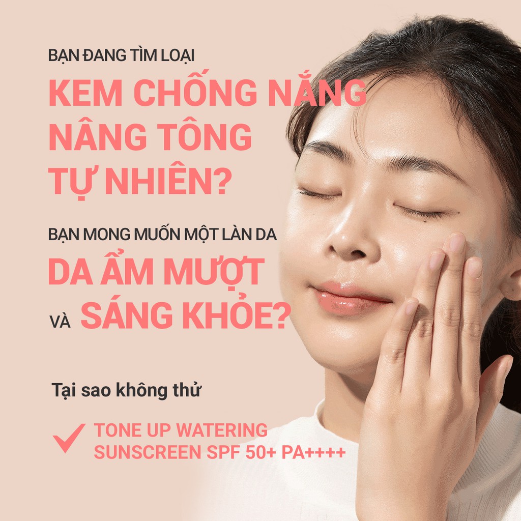 [Mã FMCGMALL -8% đơn 250K] Kem chống nắng nâng tông innisfree Tone Up Watering Sunscreen SPF 50+ PA++++ 50ml | BigBuy360 - bigbuy360.vn