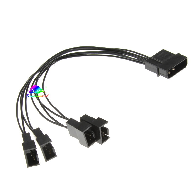 Dây chia quạt 1 ra 4 nguồn Molex 4pin IDE