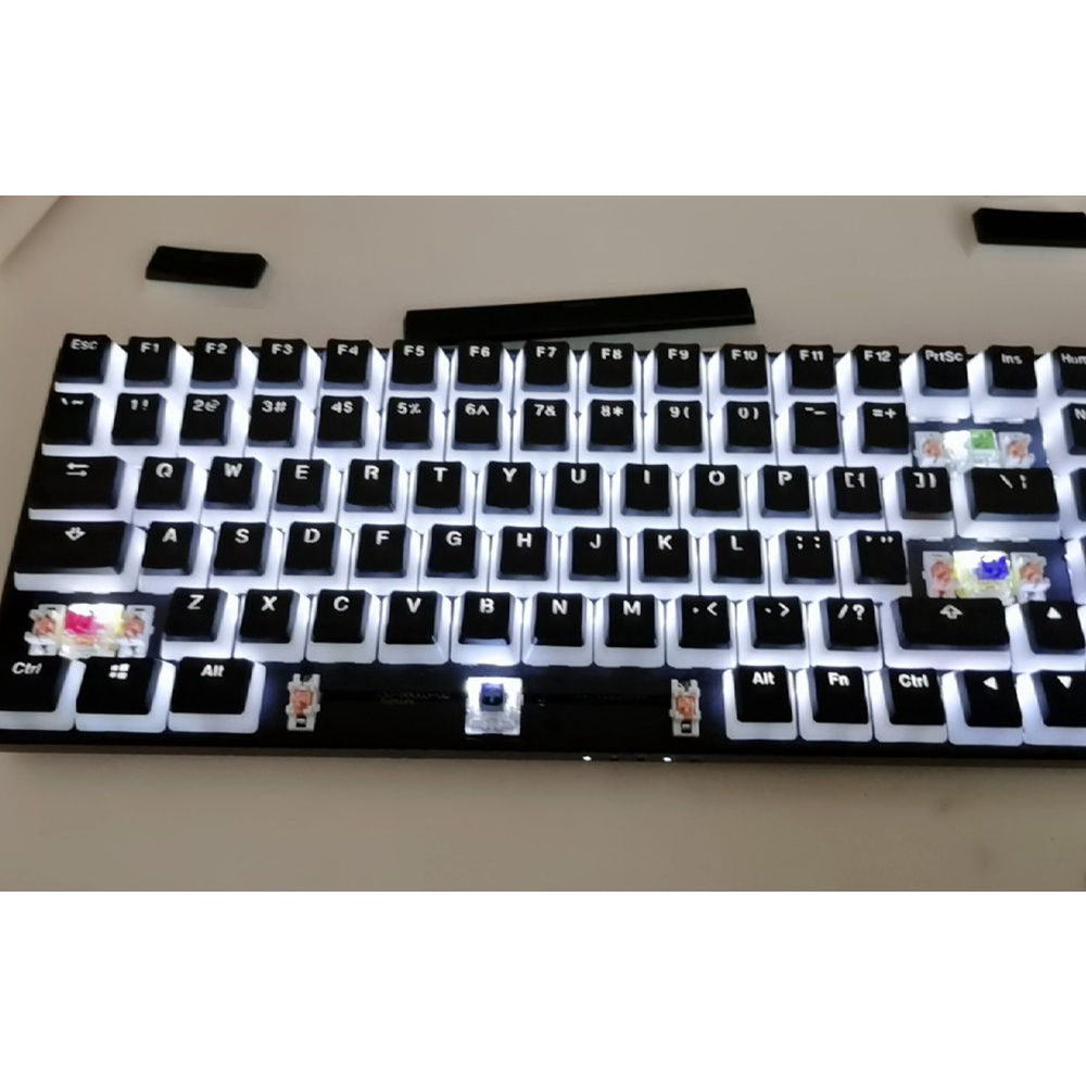 Bàn Phím Cơ HolyPanda Bằng Thép 60 64 84 87 96 104 108 2u 6.25u POM Satellite Axis Cho Enter Shift